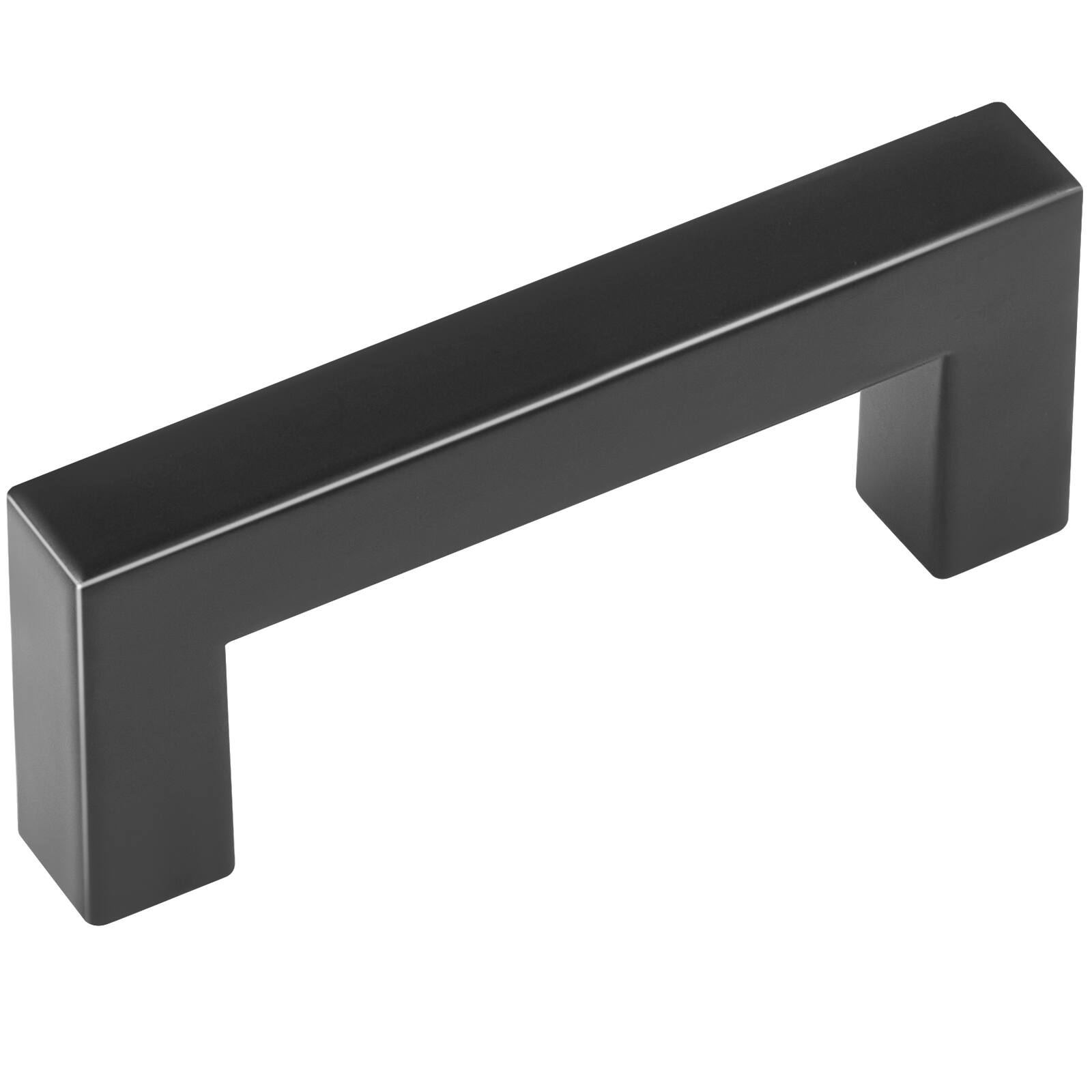Alt View 5. VEVOR - 30 Pack Cabinet Pulls, 3in / 76mm Center to Center Slim Square Kitchen Cabinet Drawer, Stainless Steel Modern Kitchen - Black.