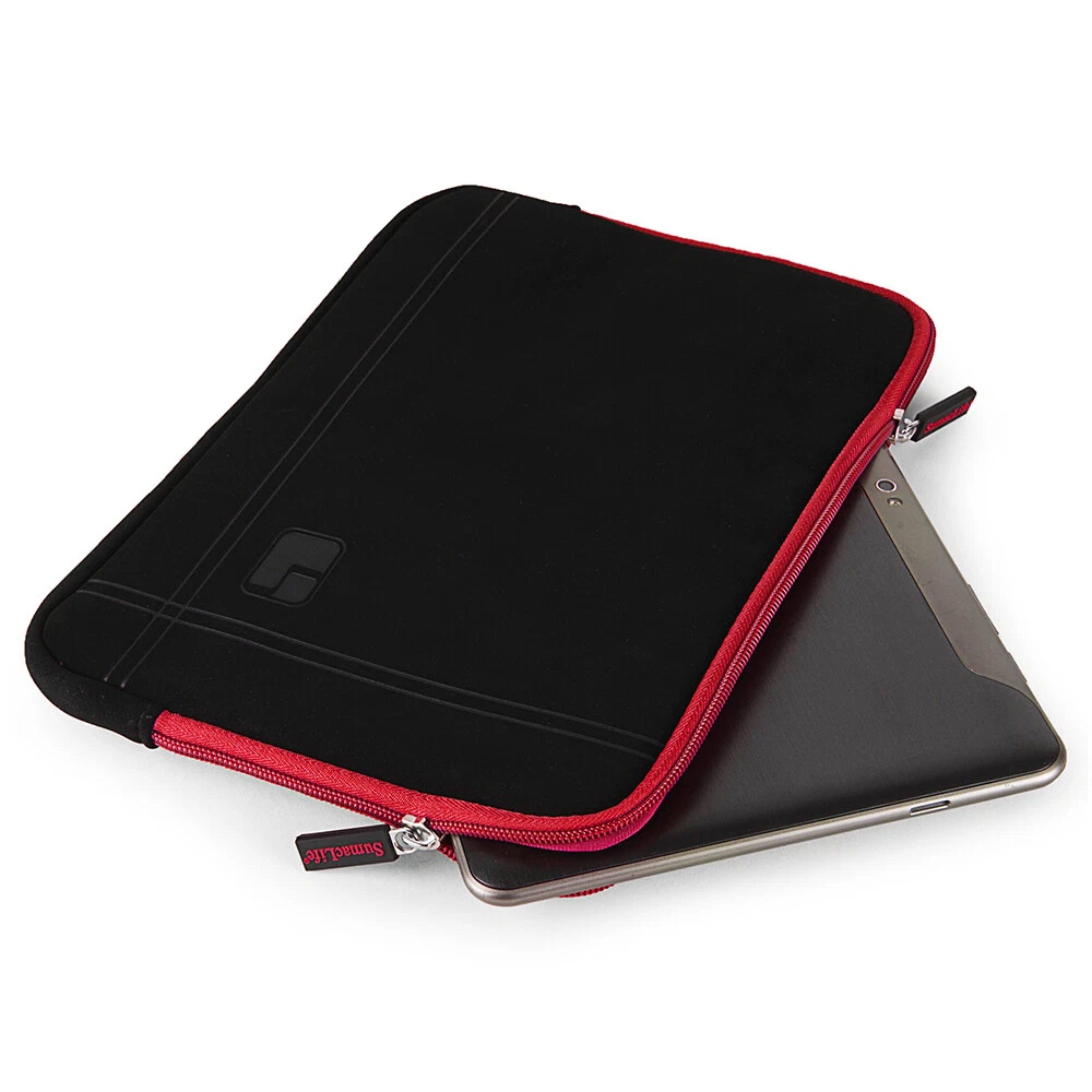 Alt View 1. Kitcheniva - Padded Laptop Sleeve Case Carry Bag For 15" Laptop Black/Red - Black/Red.