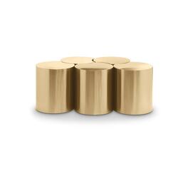 Meridian Furniture - Dimple Coffee Table - Gold