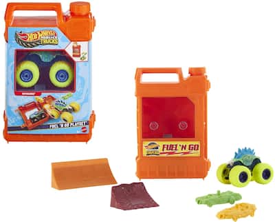 Mattel Hot Wheels Monster Trucks Stunt N' Go Fossil Fuel Playset Mattel Hot Wheels Monster Trucks Stunt N' Go Fossil Fuel Playset
