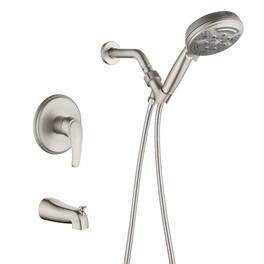 Boyel Living - Shower Set with 9 Function Handheld Shower and cUPC Pressure Balance Valve - Brushed Nickel