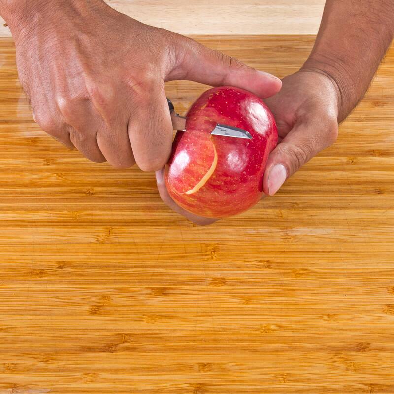 Alt View 2. Kitchen + Home - Paring Knife - 2.5" Stainless Steel Paring Knives - 3 Pack - black.