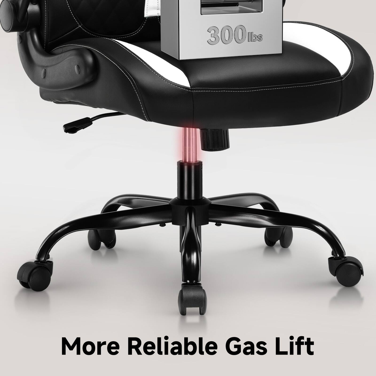 More Reliable Gas Lift
300 lbs