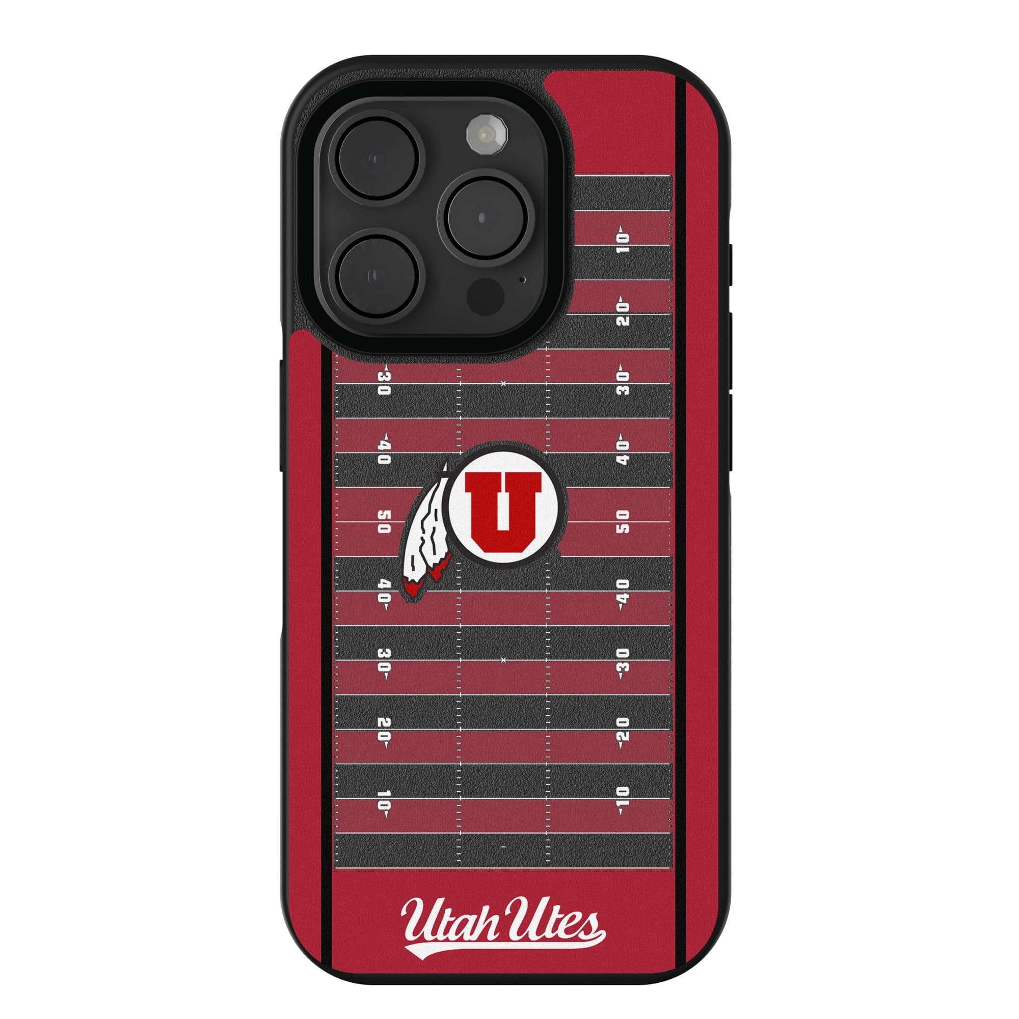 Keyscaper - NCAA - Utah Utes Field iPhone Bump Case - 16 Pro Max - Multicolor