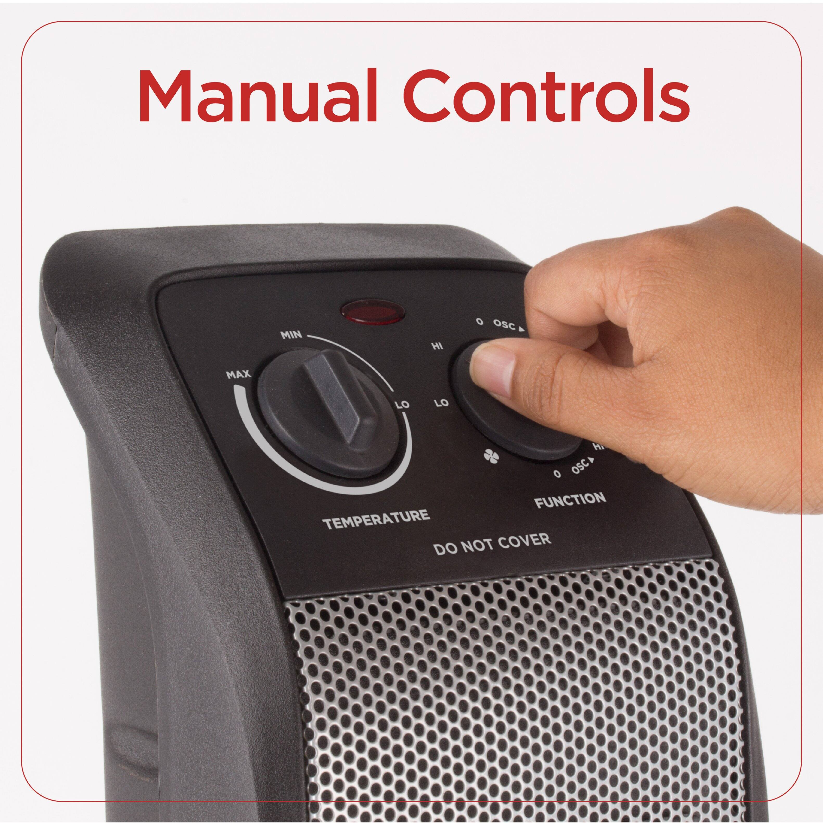 Manual Controls MIN HI OSC MAX LO LO ae OSC 0 FUNCTION TEMPERATURE DO NOT COVER