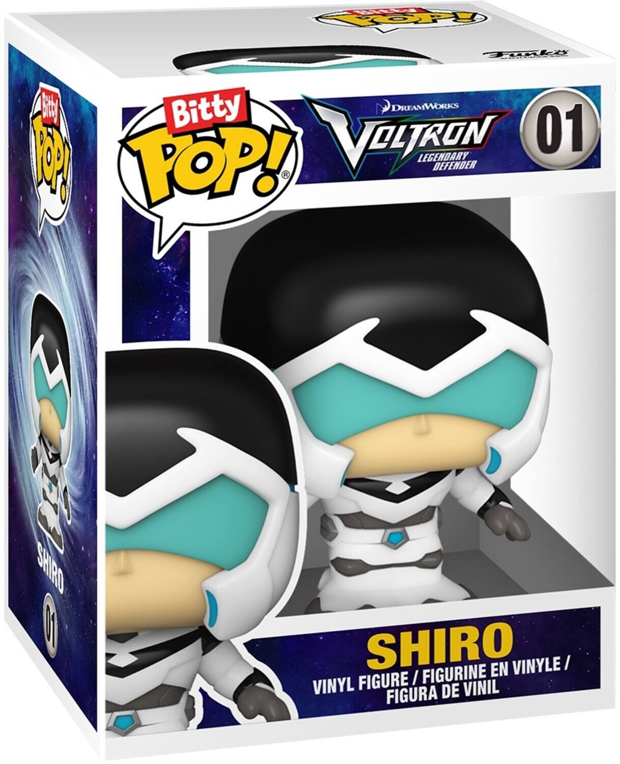 Bitty DREAMWORKS VOLTRON 01 POP! LEGENDARY DEFENDER 1 SHIRO 01 SHIRO EN VINYLE/ FIGURE / FIGURINE VINYL / FIGURA DE VINIL