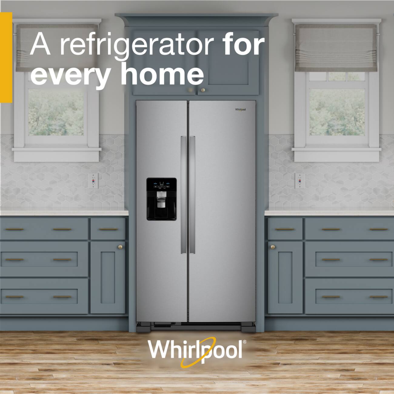 Whirlpool 33 in. Wide 21 cu. ft. Side by Side Refrigerator with