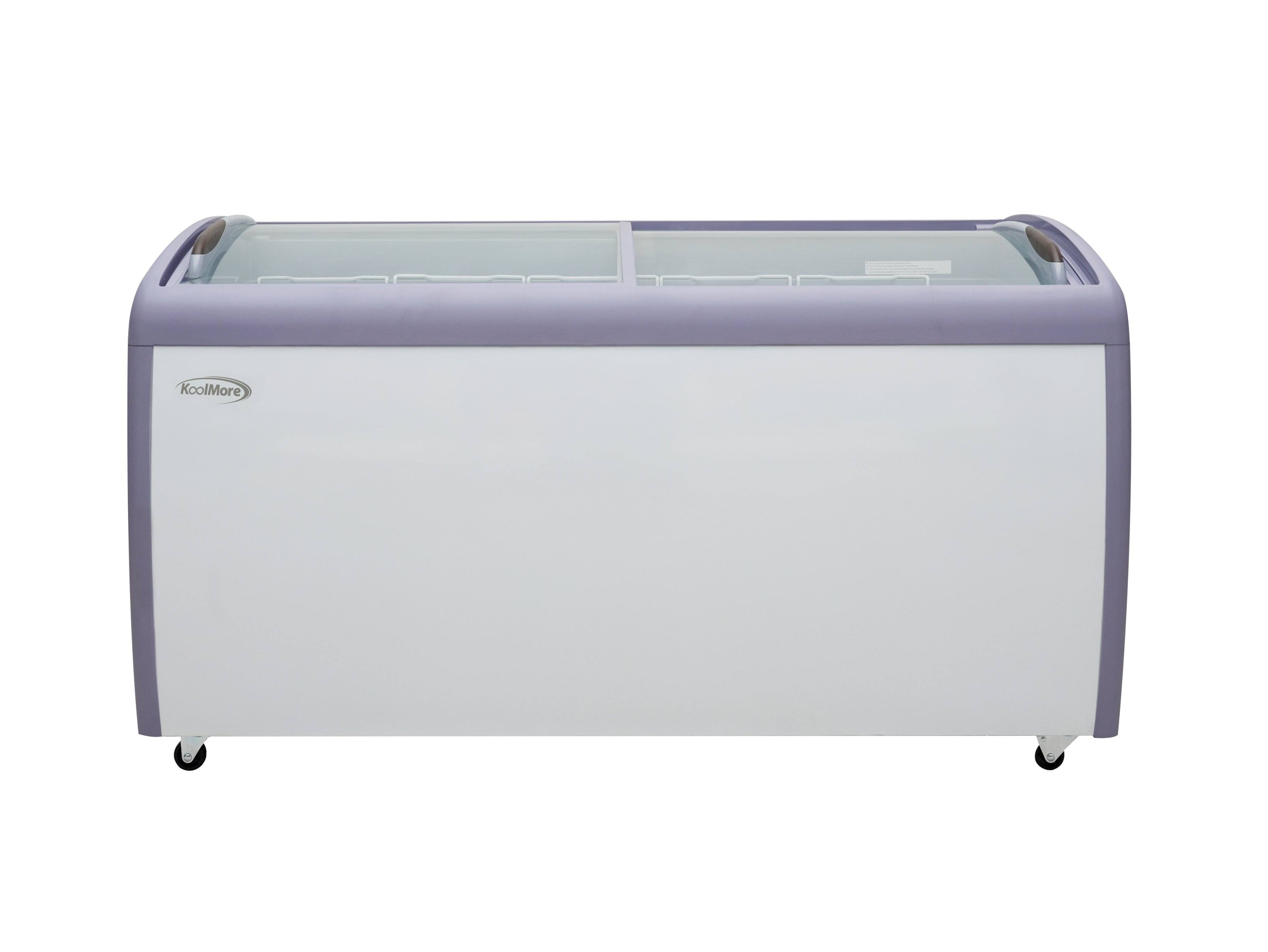 Alt View 1. Koolmore - 60 in. Display Ice Cream Freezer - 16 cu ft. MCF-16C - White.