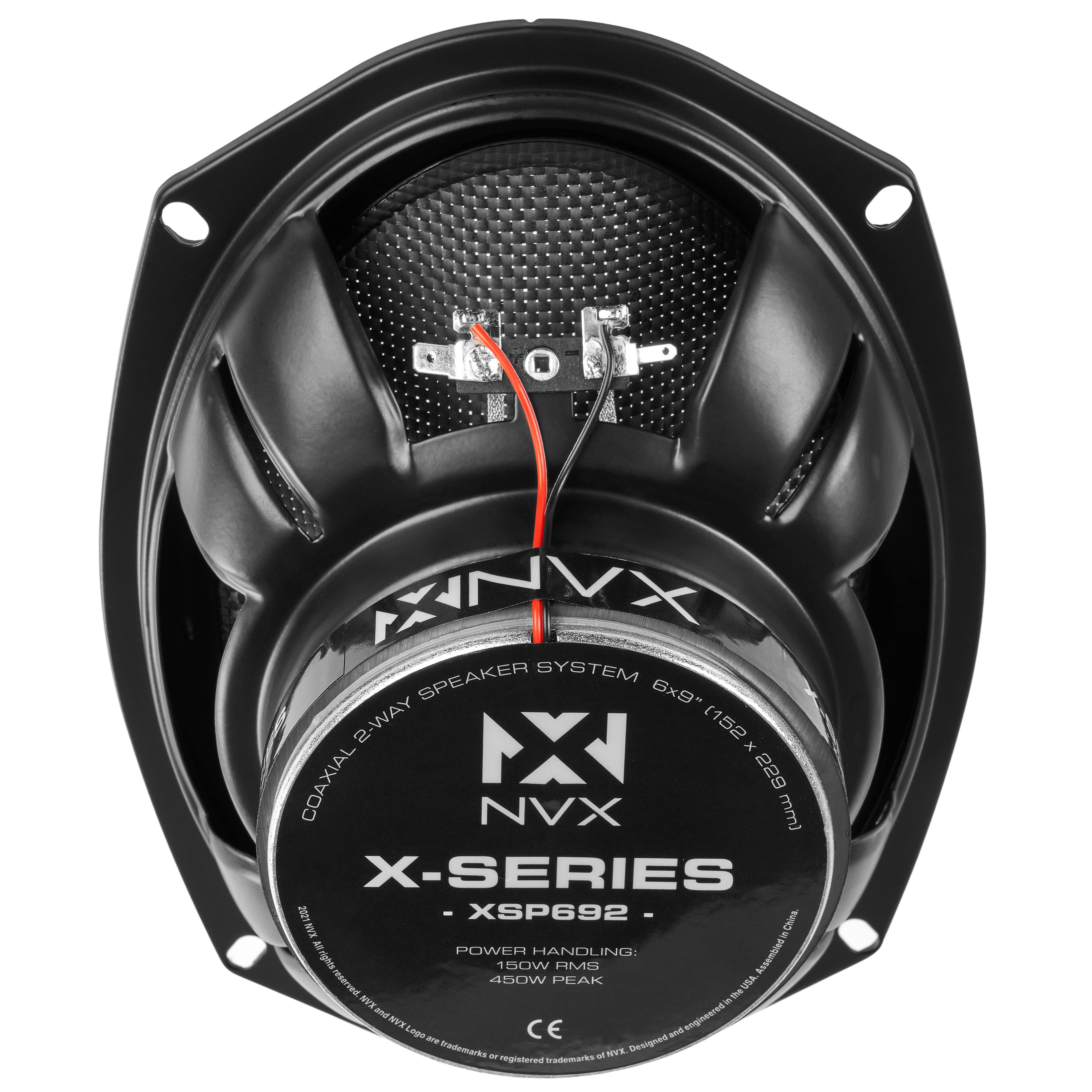 KNVX SPEAKER SYSTEM 6x9 YAW-S (152 NX x COAXIAL 622 NVX mm) X-SERIES 2001 XSP692 China RAN - Arights POWER HANDLING: Assenbies 150W RMS reserved 450W PEAK USA BA NYE and engineered NUE CE  and - Dsigned nothing_t_demars - af OVL registered Insaunaris