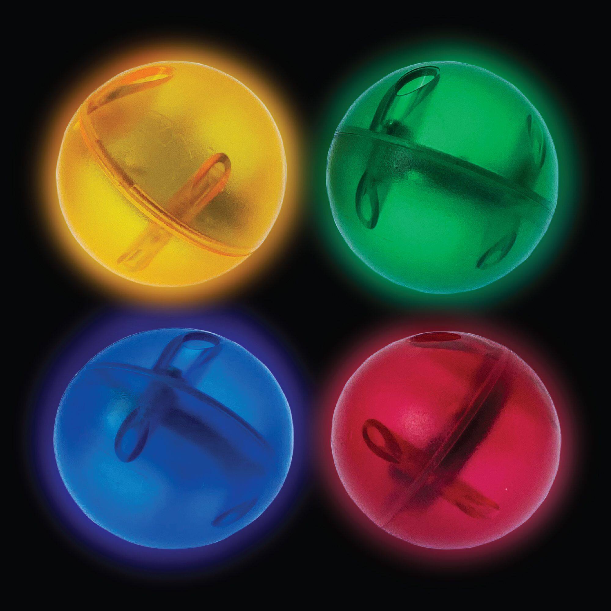 Alt View 7. PicassoTiles - PICASSO-TILES LED Marbles for Marble Run Magnetic Tiles for Kids – 4PCS STEM Building Blocks Balls Toy.