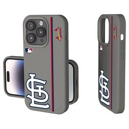 Keyscaper - MLB - St. Louis Cardinals - iPhone Soft Touch Case - 15 - Gray
