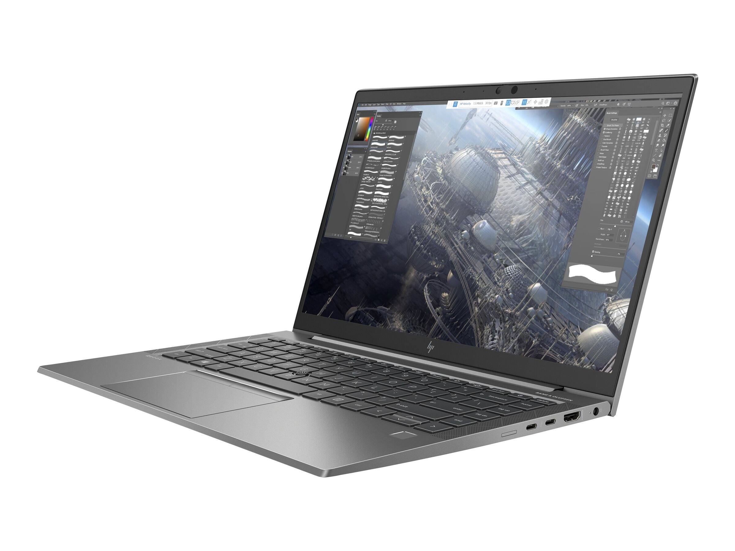 Alt View 1. HP - ZBook Firefly 14 G7 14" FHD Intel Core i7-10610U 1.8 GHz up to 4.9 GHz 16GB 512GB SSD NVIDIA Quadro P520 Windows 11 Pro - Gray.