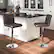 Alt View 1. Costway - Modern Bar Stools Set of 2 PU Leather Upholstered Swivel Counter Stools with Back - Brown.