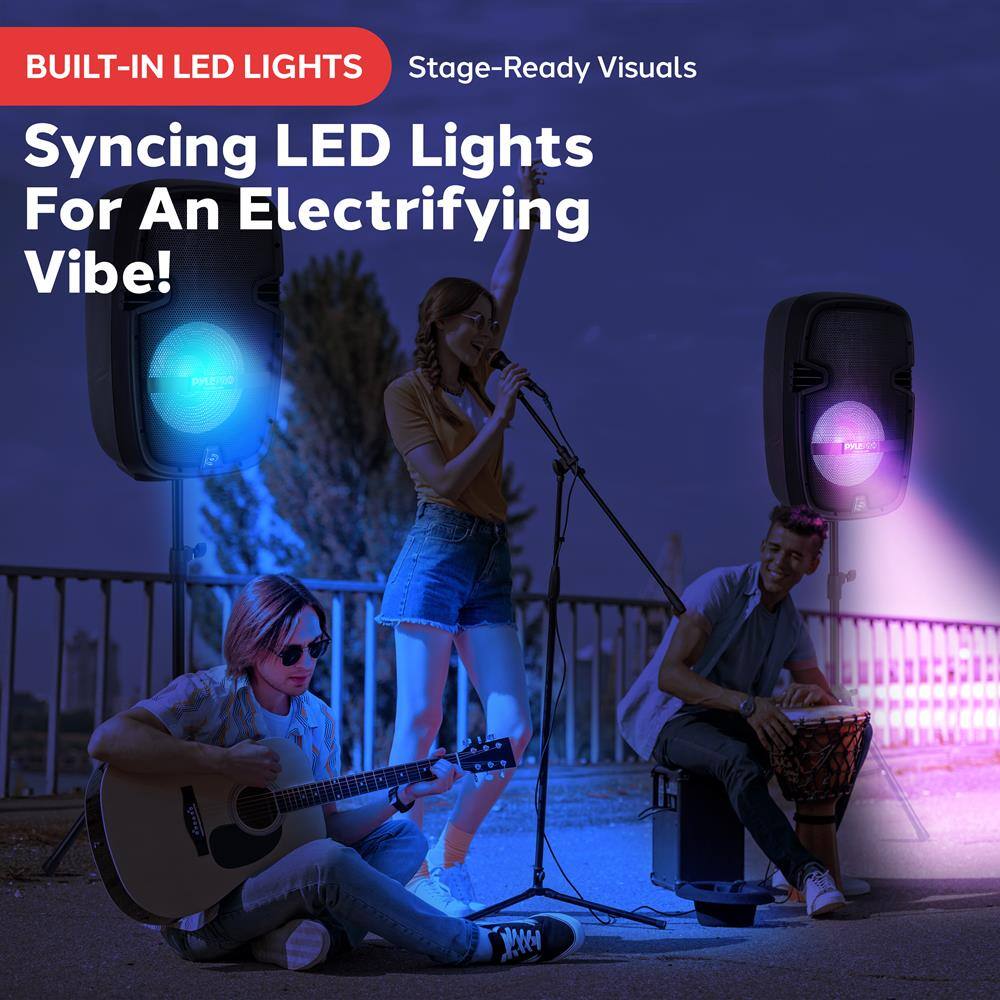 BUILT-IN LED LIGHTS  
Stage-Ready Visuals  

Syncing LED Lights For An Electrifying Vibe!