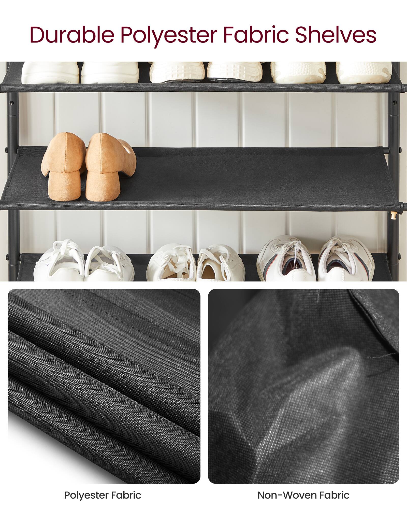 Durable Polyester Fabric Shelves

Polyester Fabric

Non-Woven Fabric