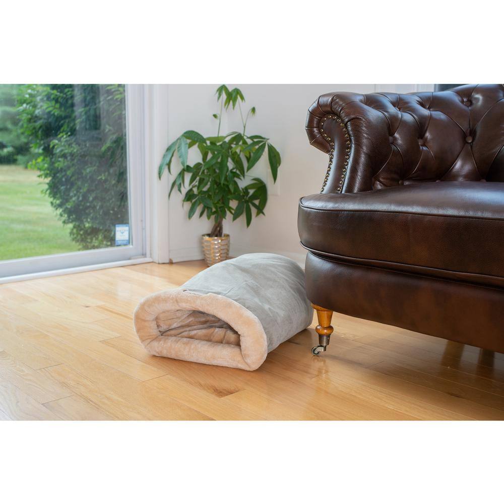 Back. Armarkat - Cat Bed Sage Green and Beige - Beige.
