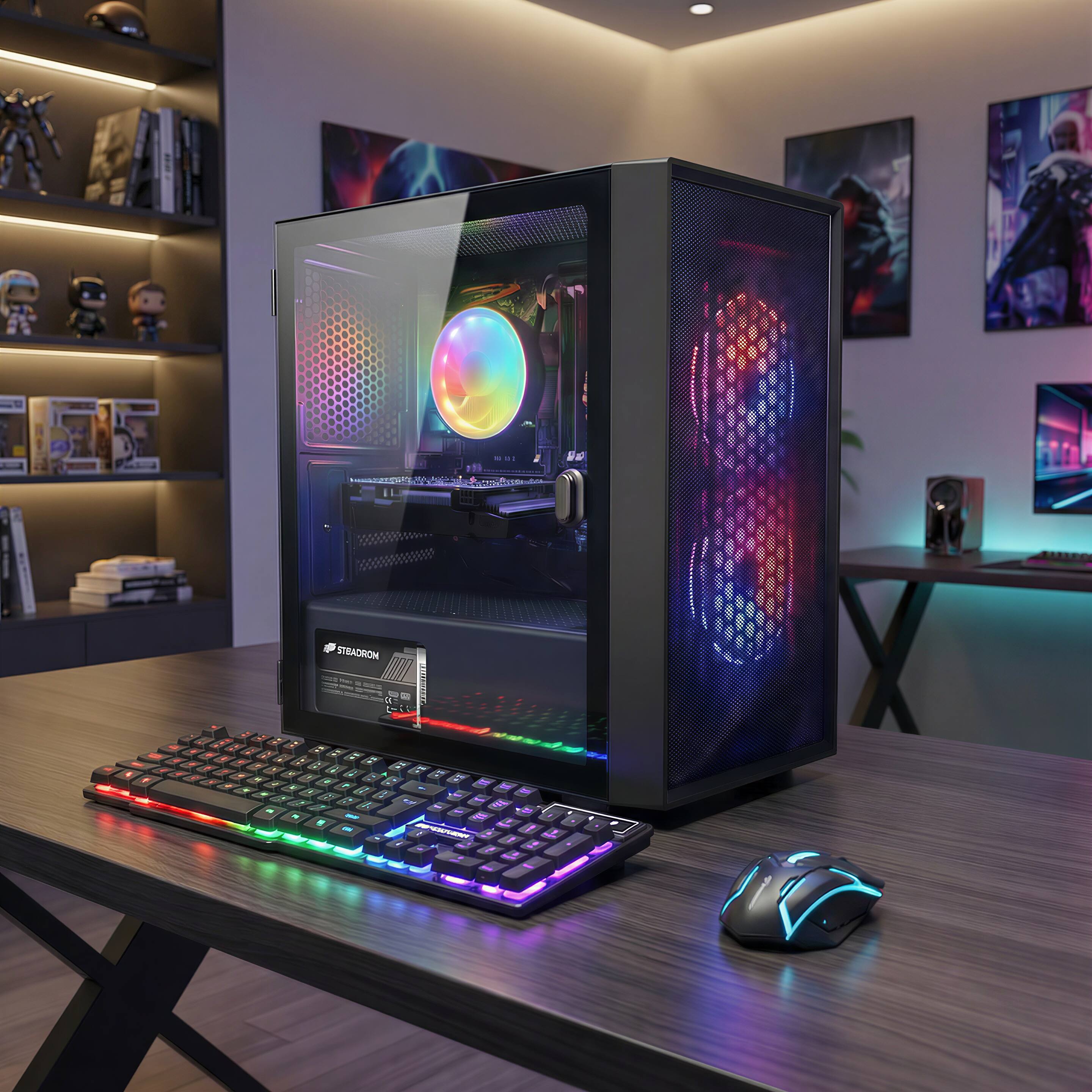 STGAubron Gaming PC Desktop, Radeon RX 550 4G GDDR5 Graphics