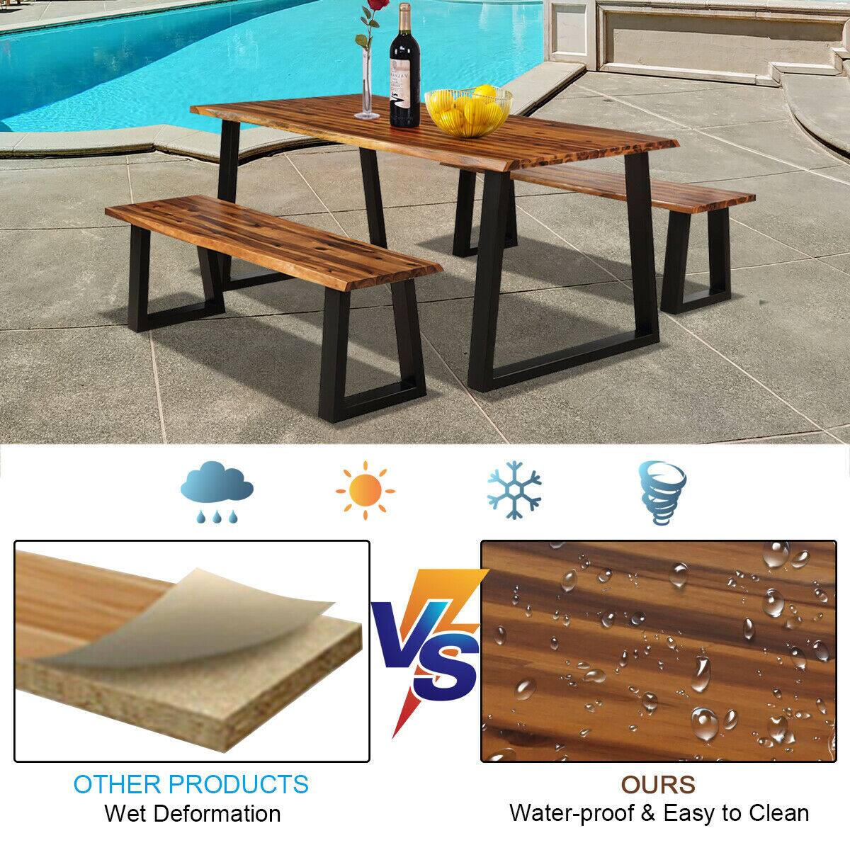 VS OTHER PRODUCTS  
Wet Deformation  

OURS  
Water-proof & Easy to Clean