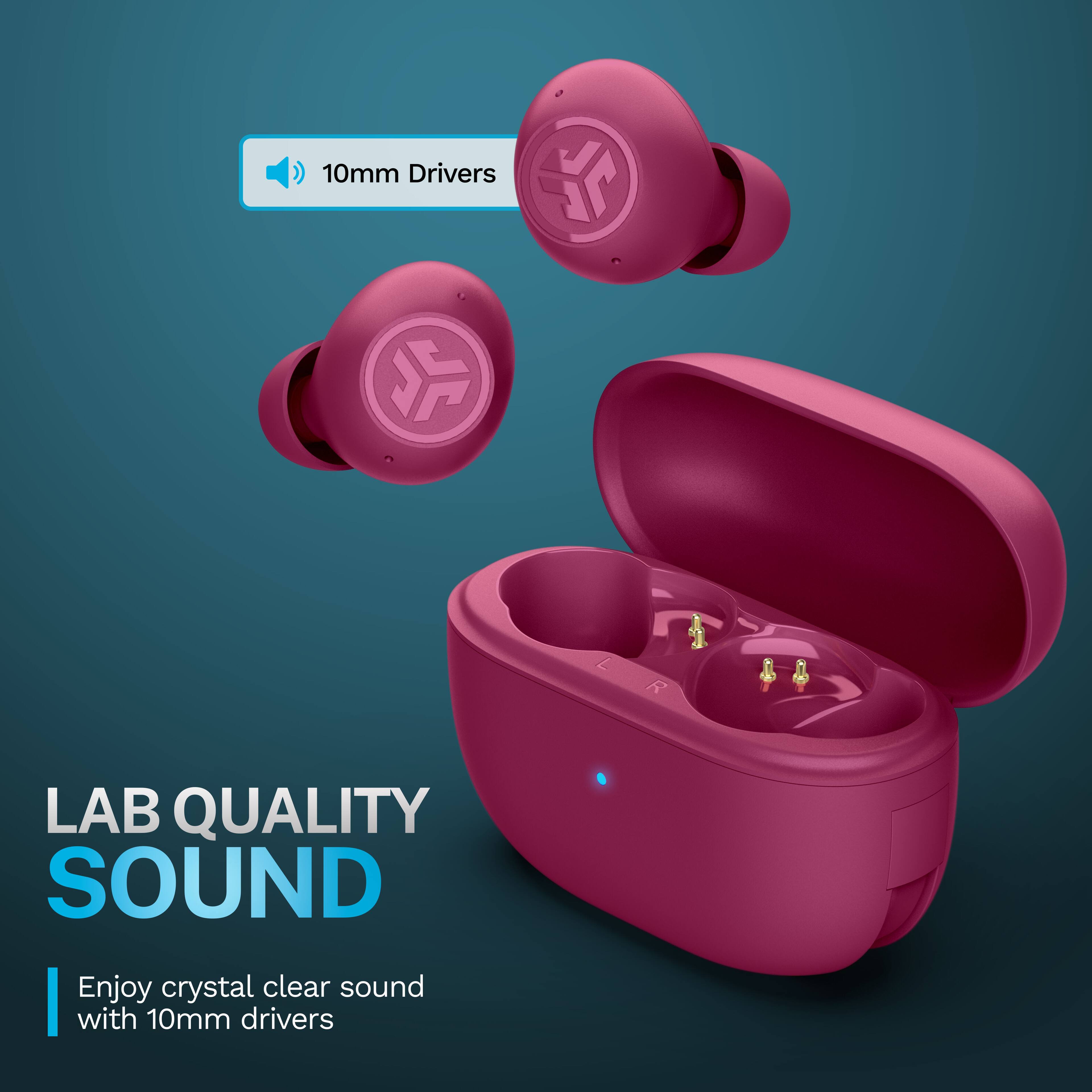 10mm Drivers, LAB QUALITY SOUND, Enjoy crystal clear sound with 10mm drivers