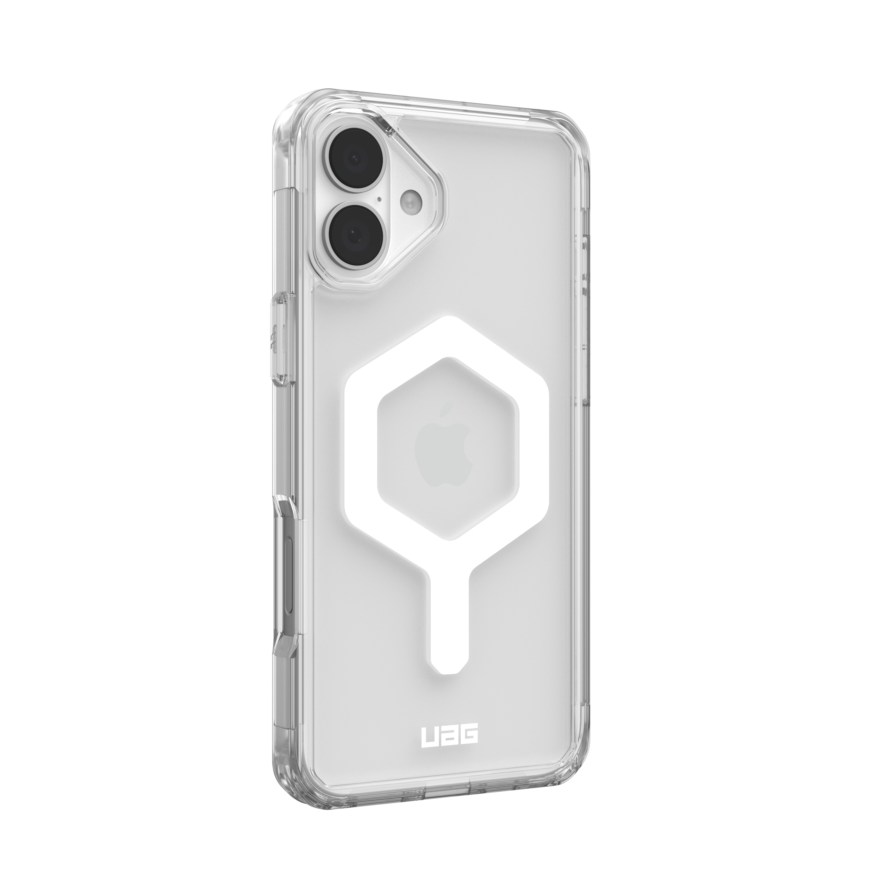 Alt View 2. UAG - Plyo Series Case with Magsafe for Apple iPhone 16 Plus - Ice/White.