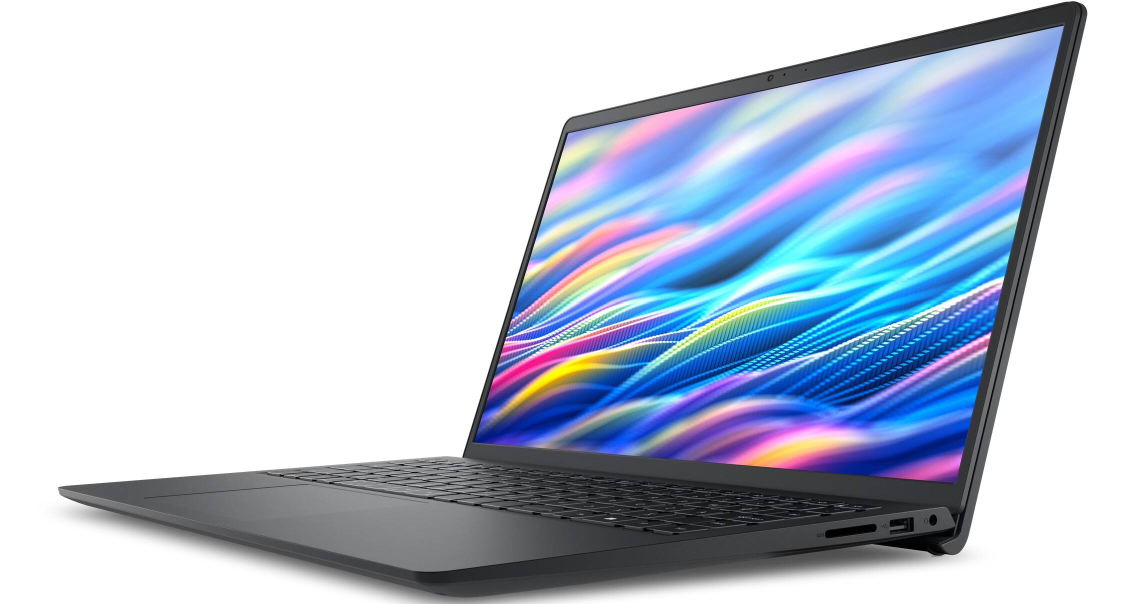 Angle. Dell - 15 DC15250 Notebook Laptop PC | Intel Core i7-13th Gen | 16GB RAM + 1TB NVMe | Windows 11 Pro | Numeric KB | WebCamera. - Black.