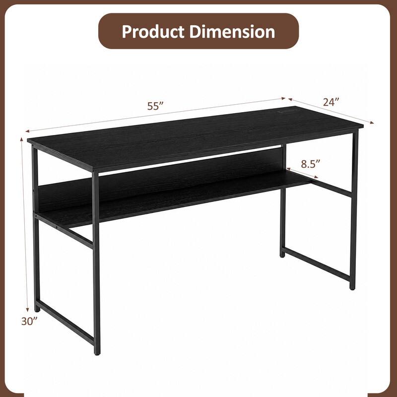 Product Dimension: 55" x 24" x 8.5" x 30"