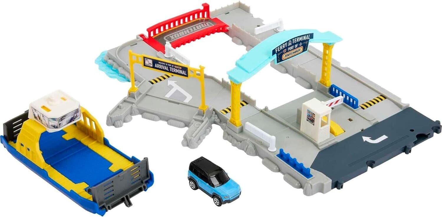 Matchbox Action Drivers Ferry Port Playset, with Ferry Boat & Matchbox Car - COLLECTABLES - Mattel
