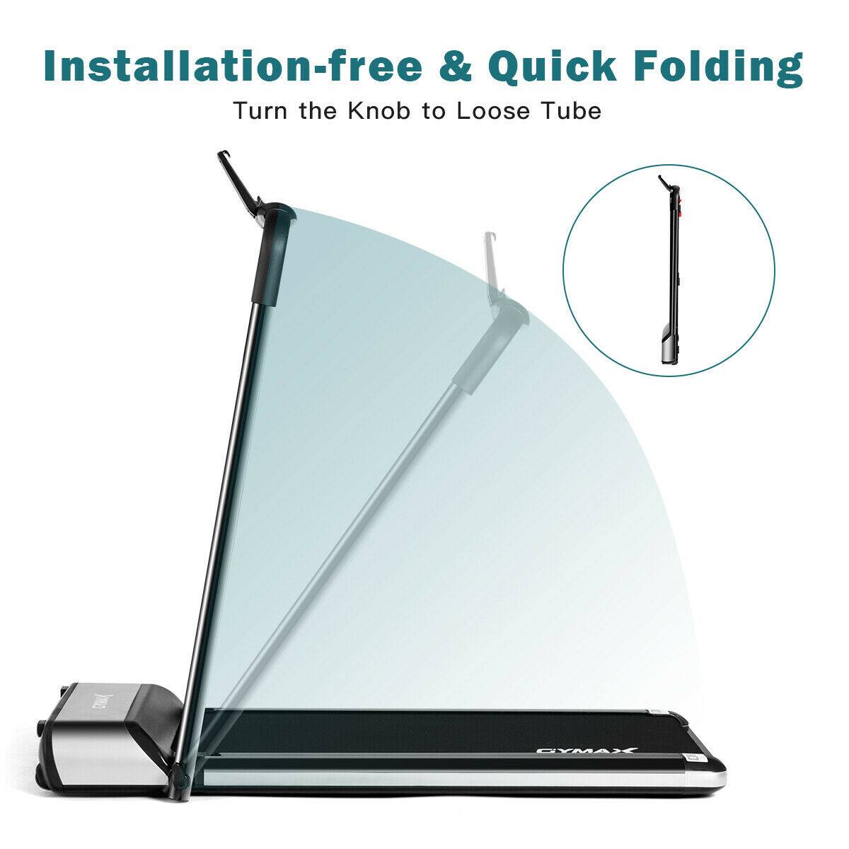 Installation-free & Quick Folding  
Turn the Knob to Loose Tube