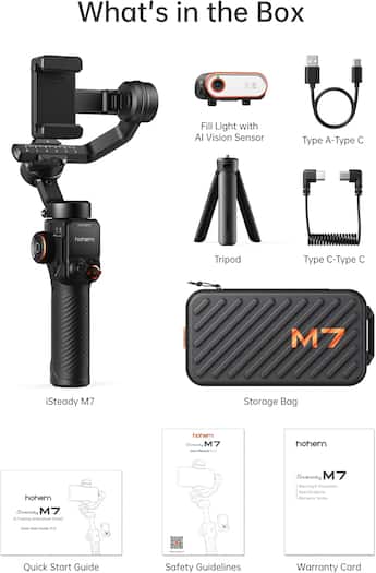 Hohem iSteady M7 3 Axis Gimbal Stabilizer for Smartphone w/ AI Hohem iSteady M7 3 Axis Gimbal Stabilizer for Smartphone w/ AI