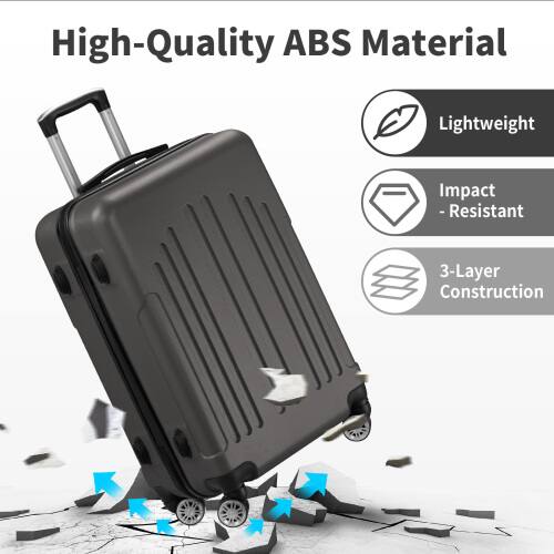 High-Quality ABS Material  
Lightweight  
Impact-Resistant  
3-Layer Construction