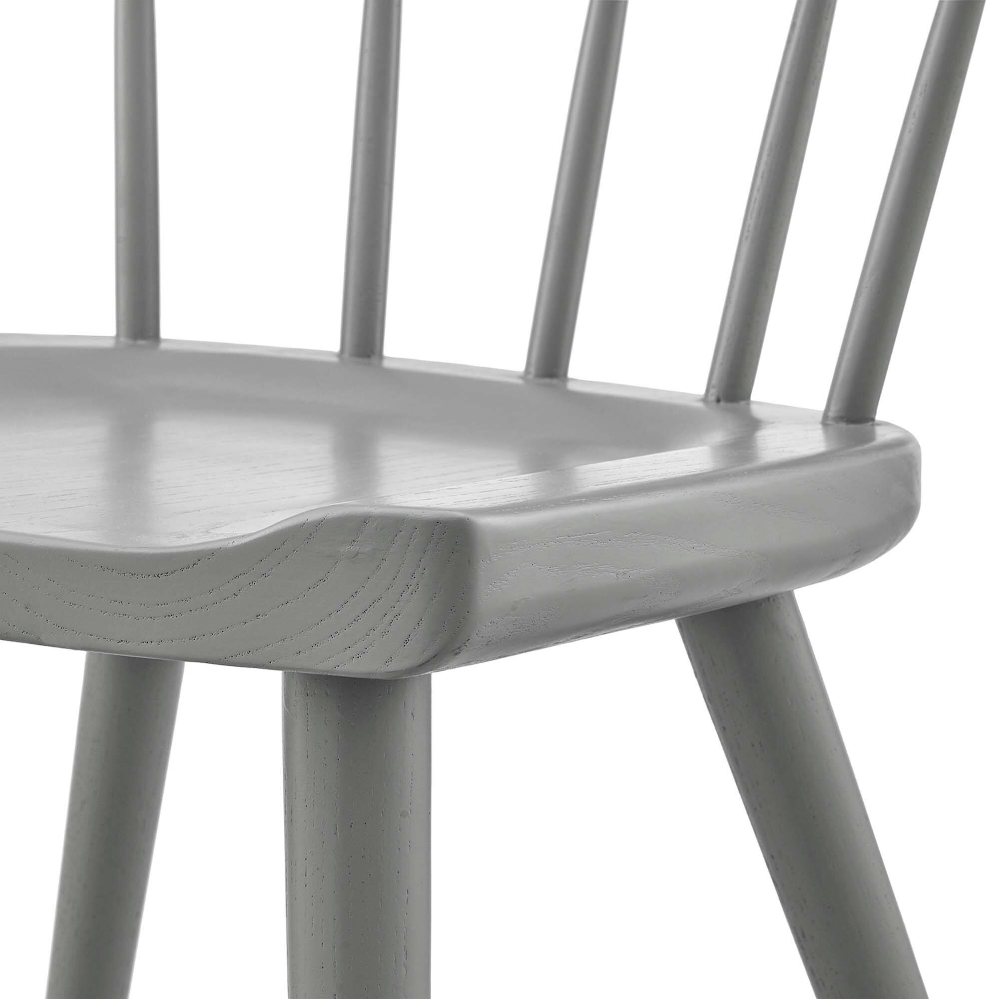 Alt View 6. Modway - Sutter Wood Dining Side Chair Set of 2 by Modway - Light Gray.