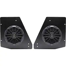 Front. MB Quart - 6.5-Inch Coaxial UTV Speakers with Titanium Dome Tweeters (Pair) - Black.
