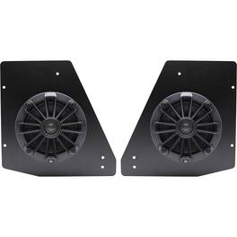 MB Quart - 6.5-Inch Coaxial UTV Speakers with Titanium Dome Tweeters (Pair) - Black