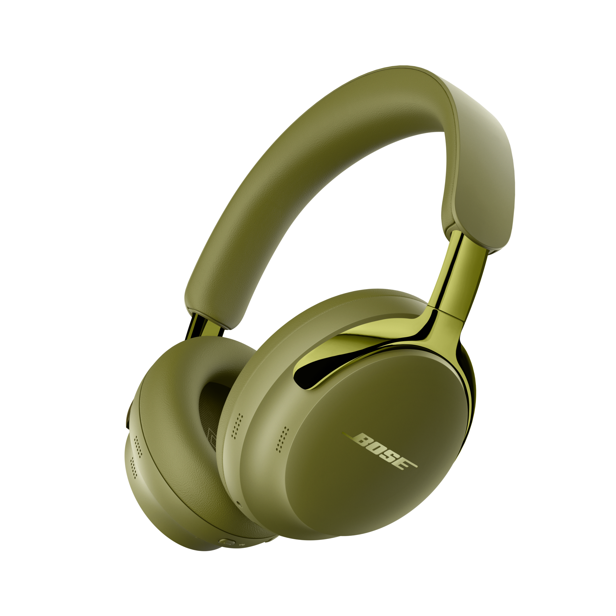 Front. Bose - Bose QuietComfort Ultra Headphones (2nd Gen) Wireless Noise Cancelling Over-Ear Headphones with Immersive Audio - Olive Green.