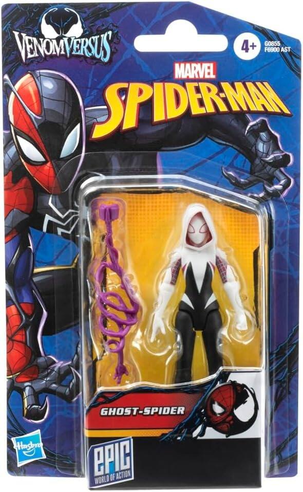VENOMVERSUS 4+ GO855 F6900 AST MARVEL SPIDER-MAN Hasbro GHOST-SPIDER EPIC WORLD OF ACTION
