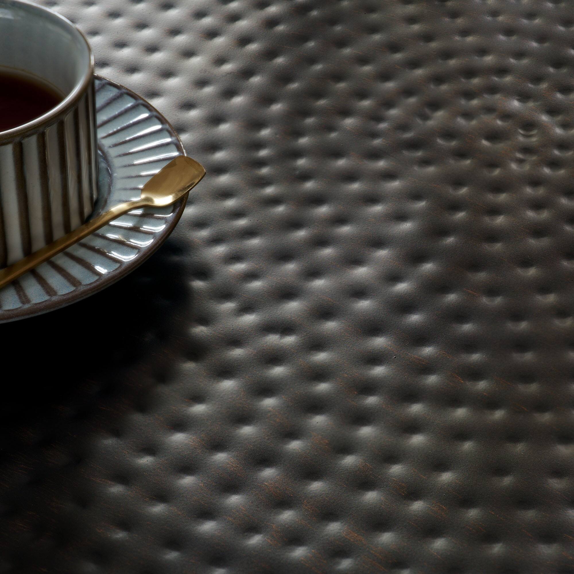 Alt View 1. Modway - Mella 32 Inch Metal Hammered Coffee Table by Modway - Black.