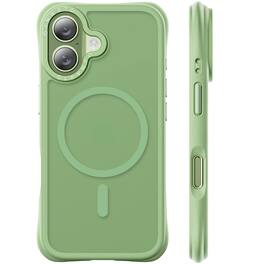 Ornarto - Magnetic for iPhone 17 Case 6.3", Compatible with MagSafe | Slim Translucent Matte Cover - Matcha