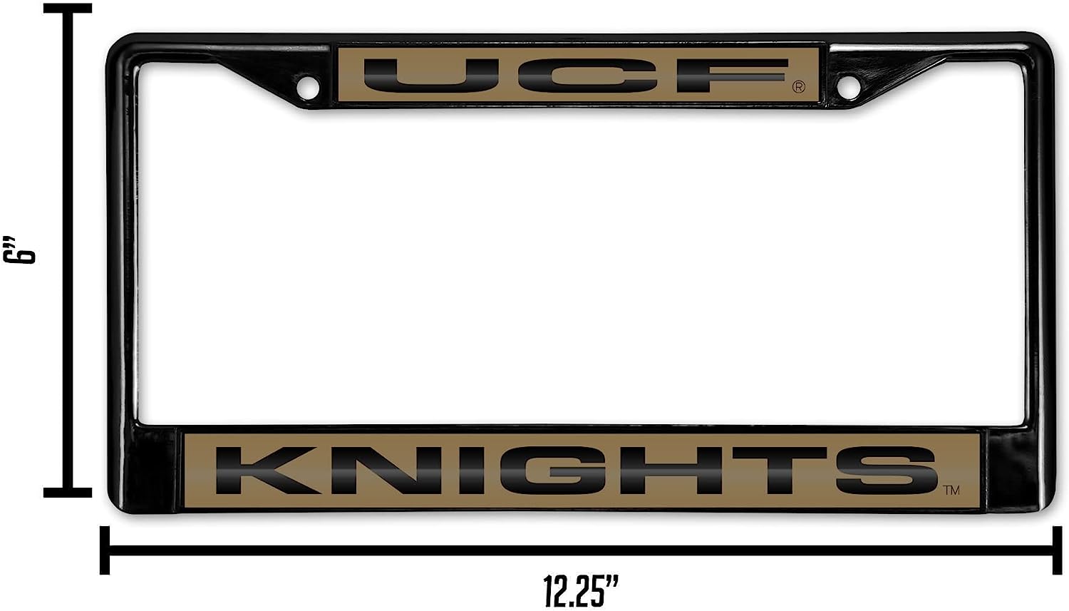 UCF  
KNIGHTS  

6"  
12.25"