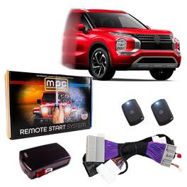 MPC - Remote Start Kit For 2022-2023 Mitsubishi Outlander | Plug and Play | 2 Remotes - Black