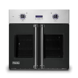 Viking - 30" 7 Series French Door Single Built-In Electric Thermal Convection Oven - Antique Bronze