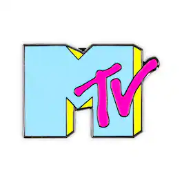 SalesOne LLC - MTV Retro Logo Enamel Pin - Blue