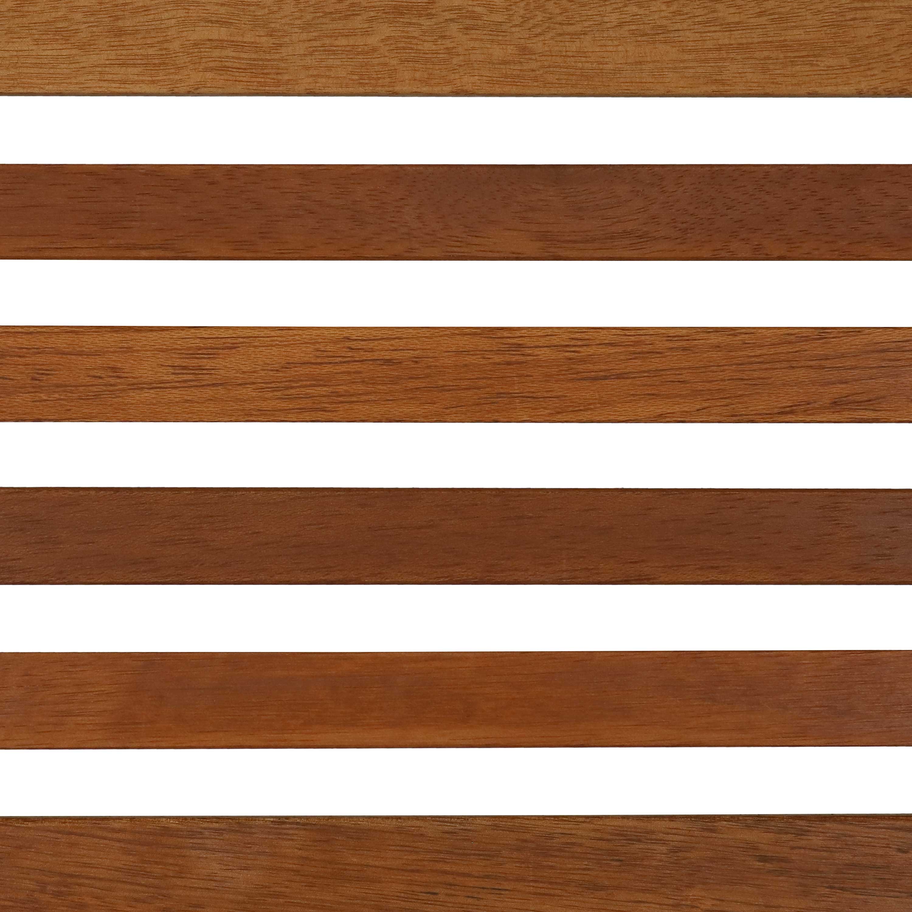 Alt View 4. Sunnydaze - Meranti Wood Folding Patio Dining Armchair - Set of 2 - Brown.