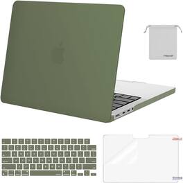 mosiso - Case for MacBook Pro 14 inch Case M5 M4 M3 M2 M1 2026-2021 A3427 A3426 A3434 A3112 A3185 A3401 A2918 A2992 A2779 A2442 - Army Green