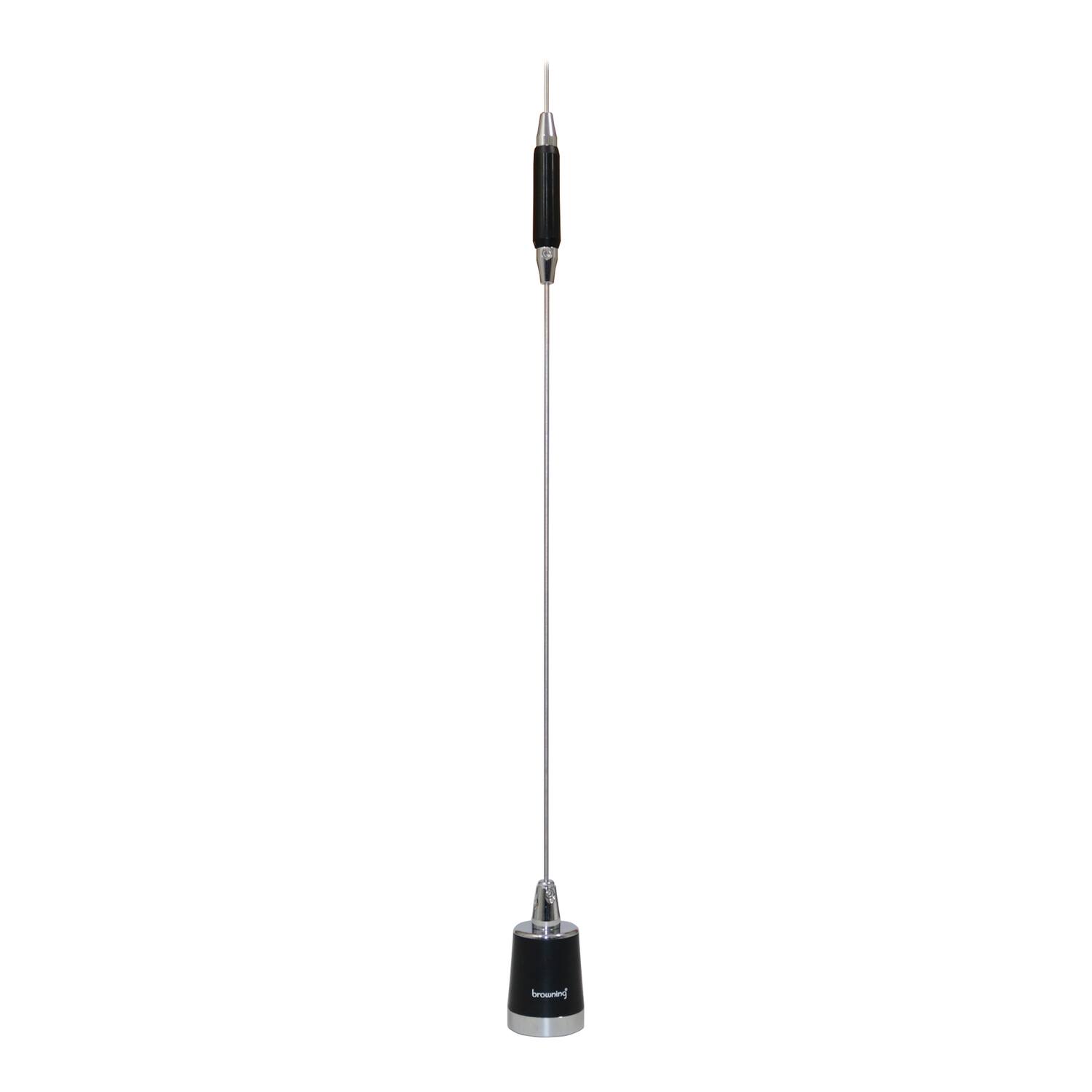 Alt View 4. Browning - Browning Br-450 200-watt 450 Mhz To 470 Mhz 5.5-dbd-gain Uhf Antenna With Nmo Mounting - Silver.