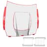 VEVOR - 7x7 ft Baseball Softball Practice Net, Portable Baseball Training Net for Hitting Batting Catching Pitching - Red