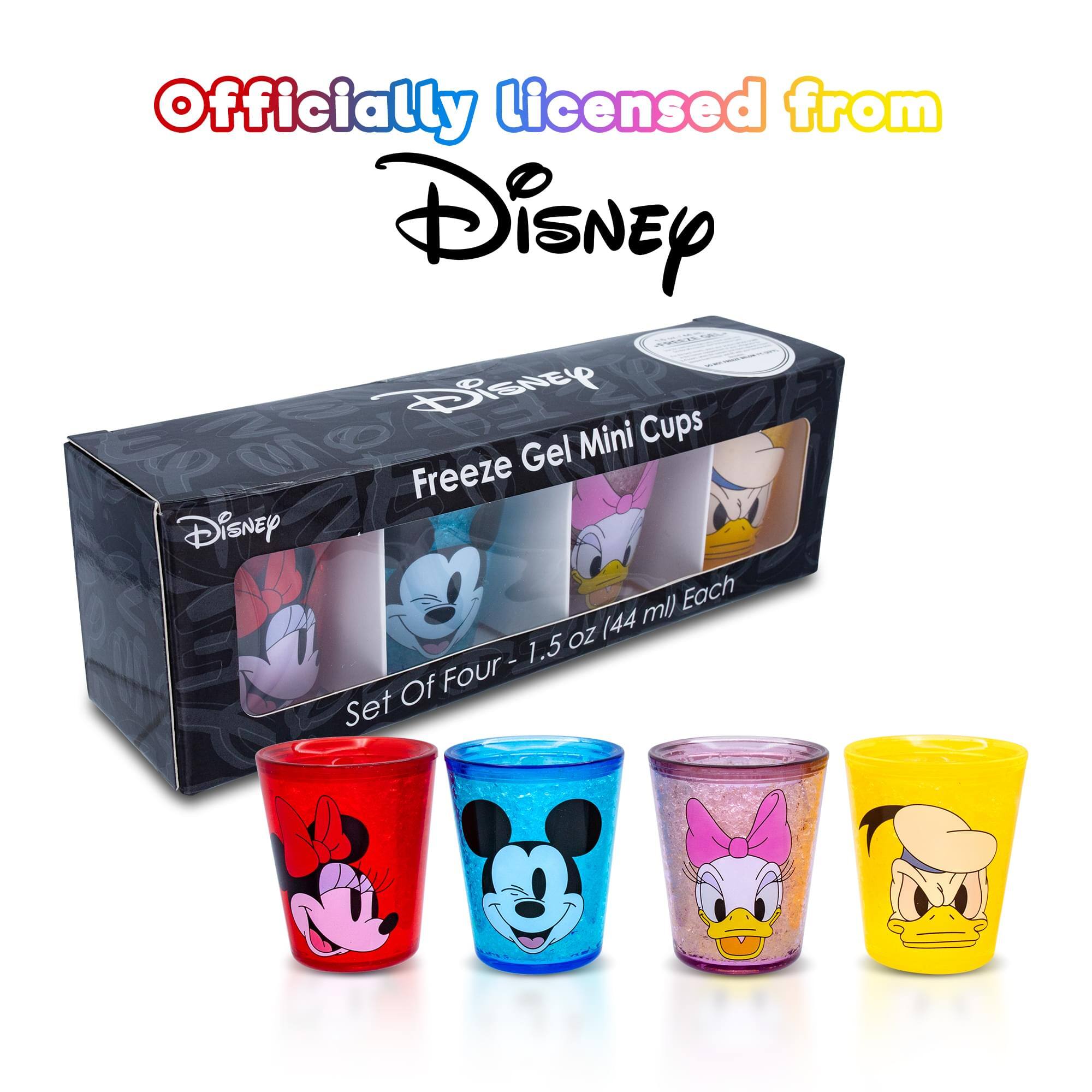 Officially licensed from Disney

Disney Freeze Gel Mini Cups

Set of Four - 1.5 oz (44 ml) Each