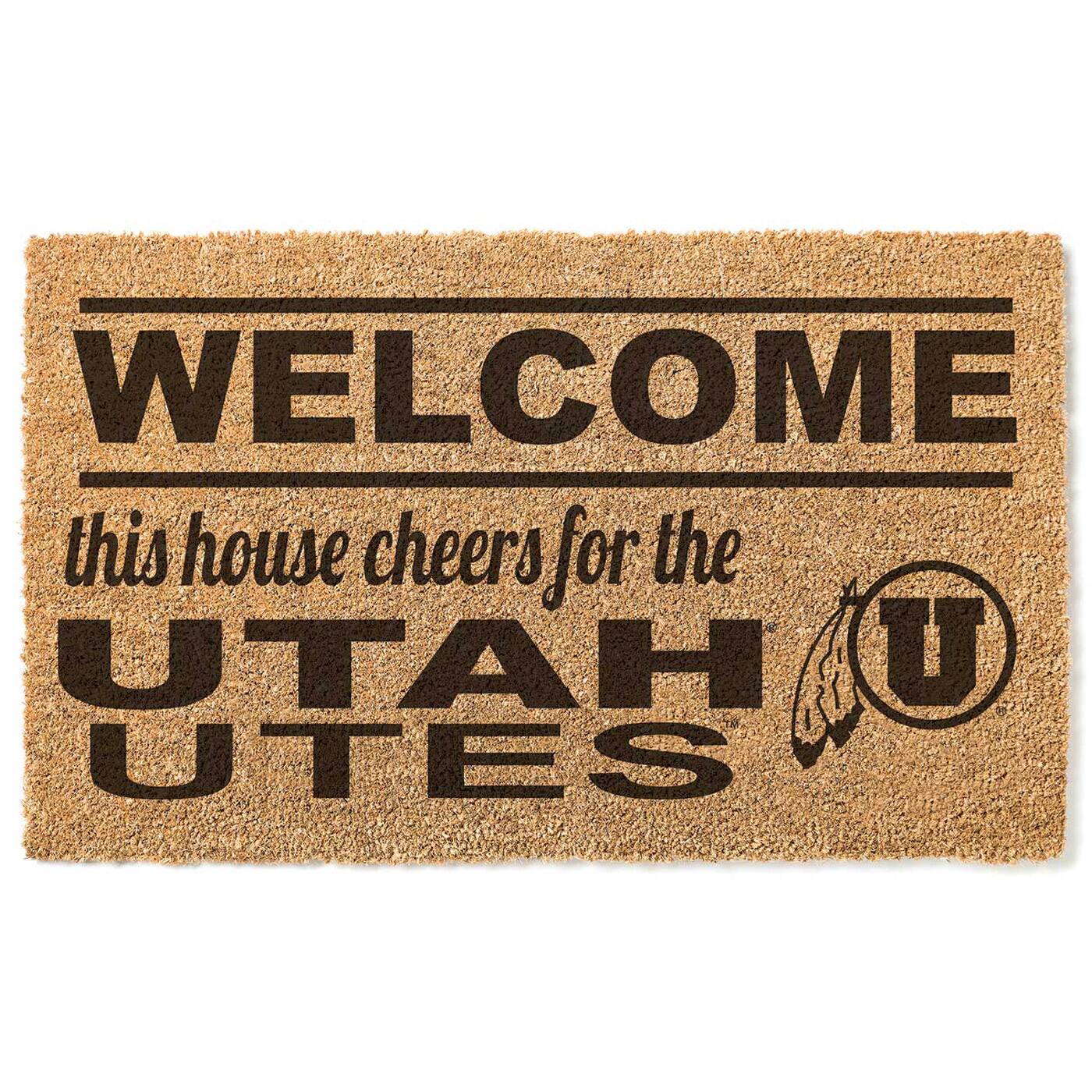 Utah Utes 18" x 30" Welcome Doormat