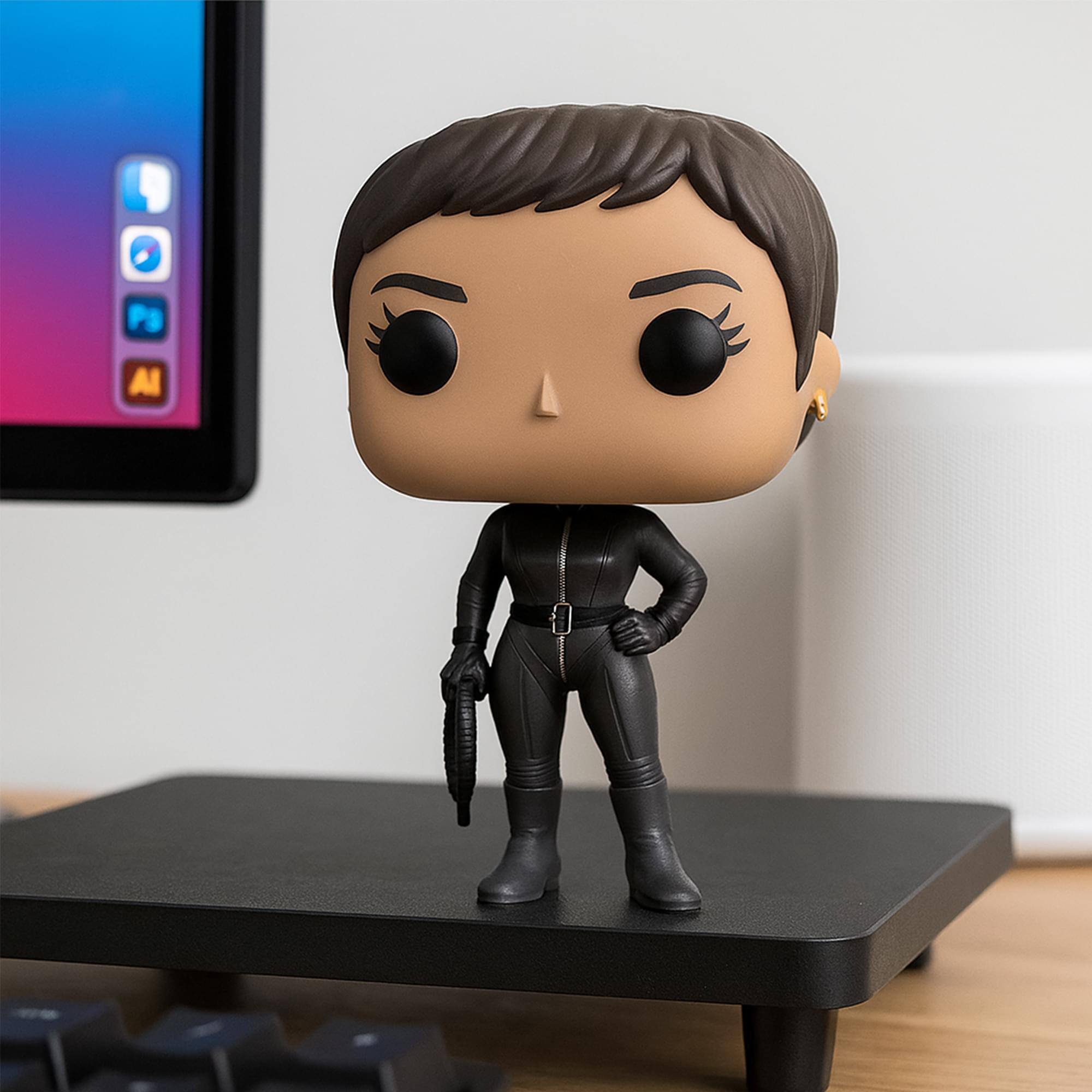Alt View 2. DC Universe - The Batman Funko POP Vinyl Figure | Catwoman CHASE - Black.