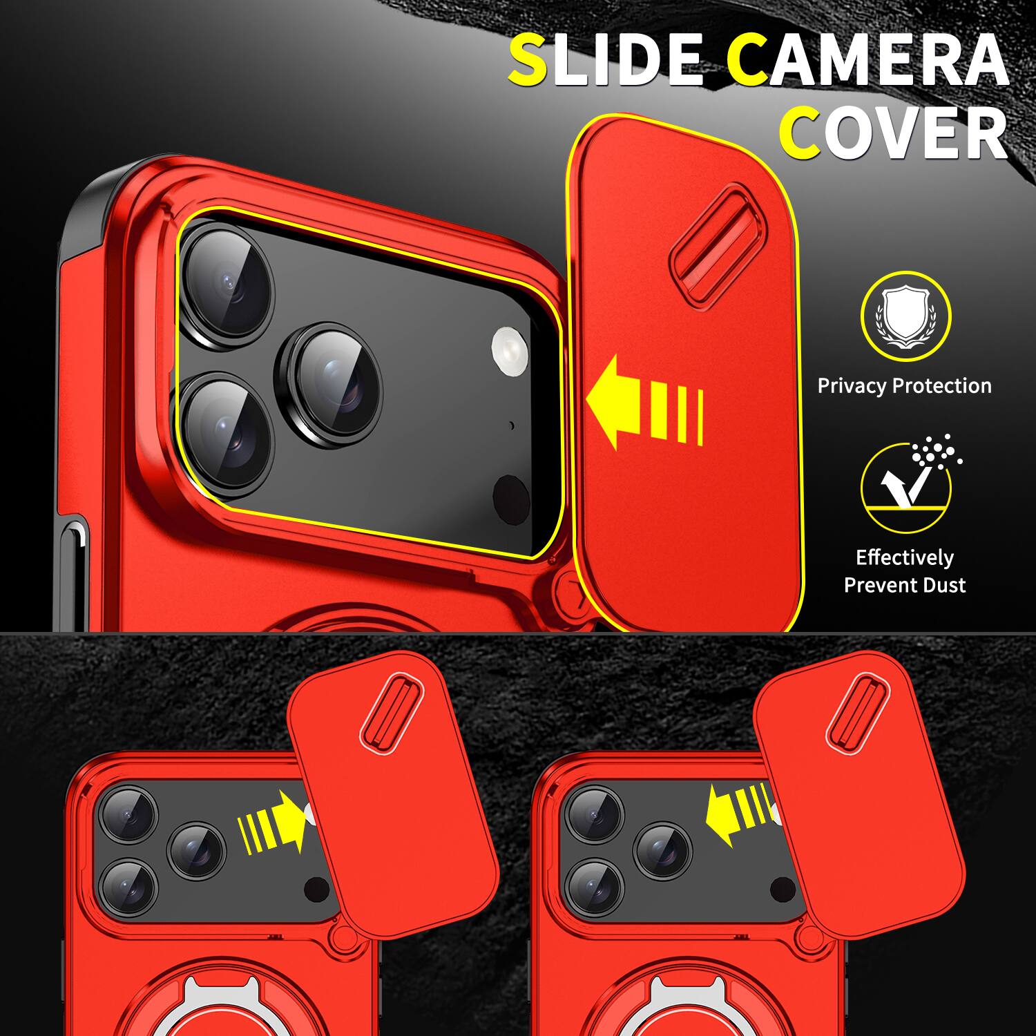 SLIDE CAMERA COVER  
Privacy Protection  
Effectively Prevent Dust