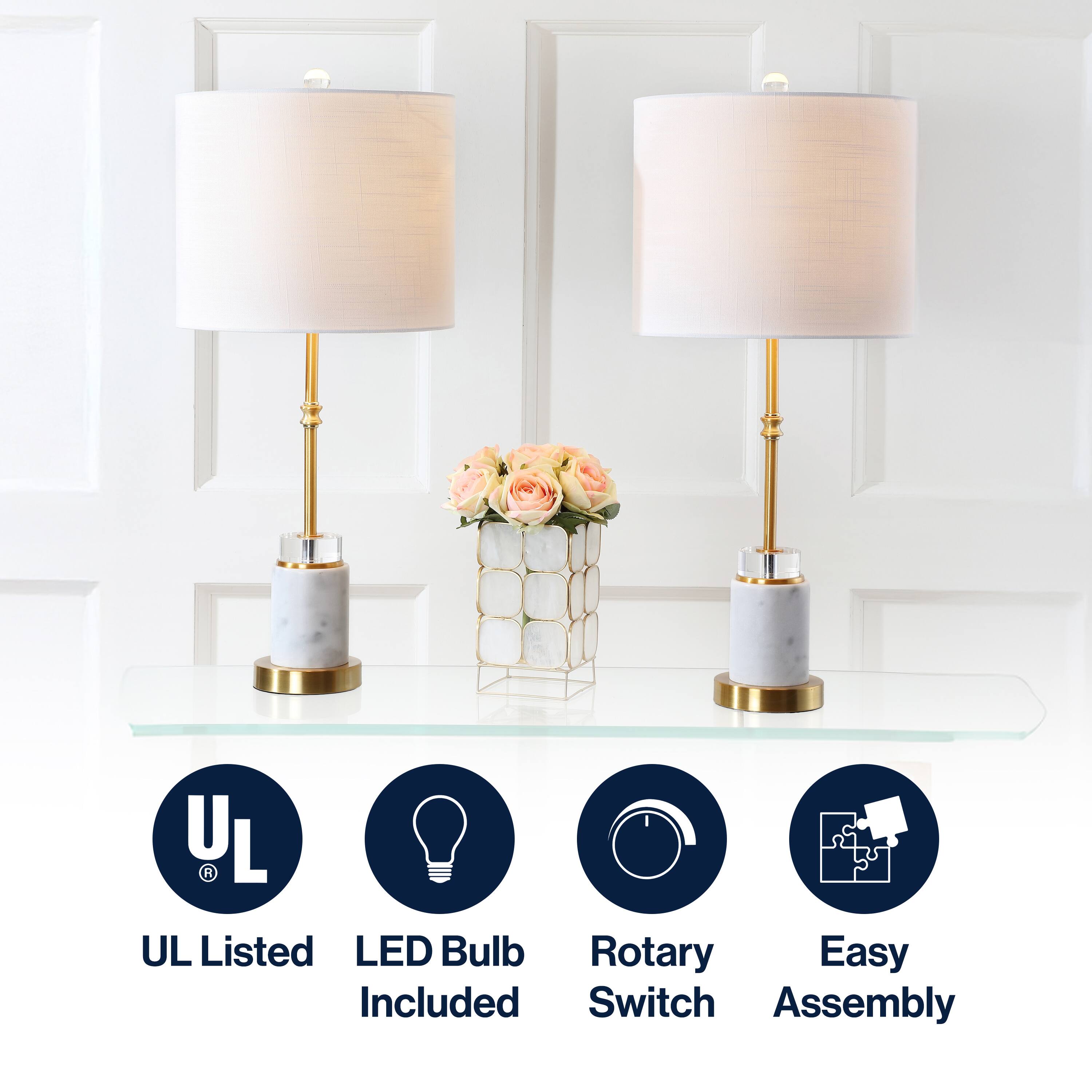 - UL Listed
- LED Bulb Included
- Rotary Switch
- Easy Assembly